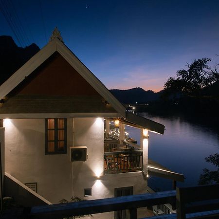 Dokchampa River View Villa Nong Khiaw Ngoại thất bức ảnh